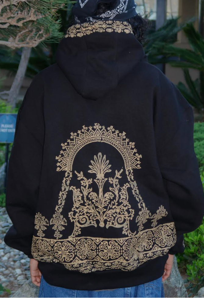 Regal Block Print Hoodie
