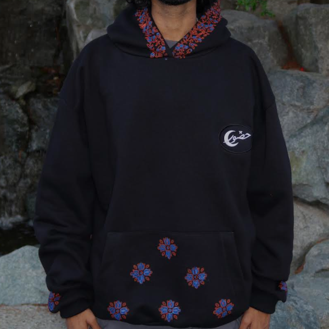 Mandala Block Print Hoodie