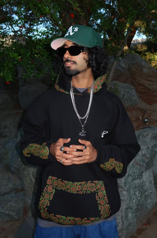 Paisley Block Print Hoodie