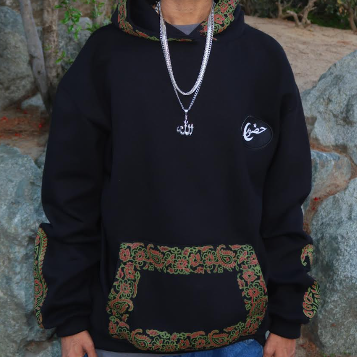 Paisley Block Print Hoodie
